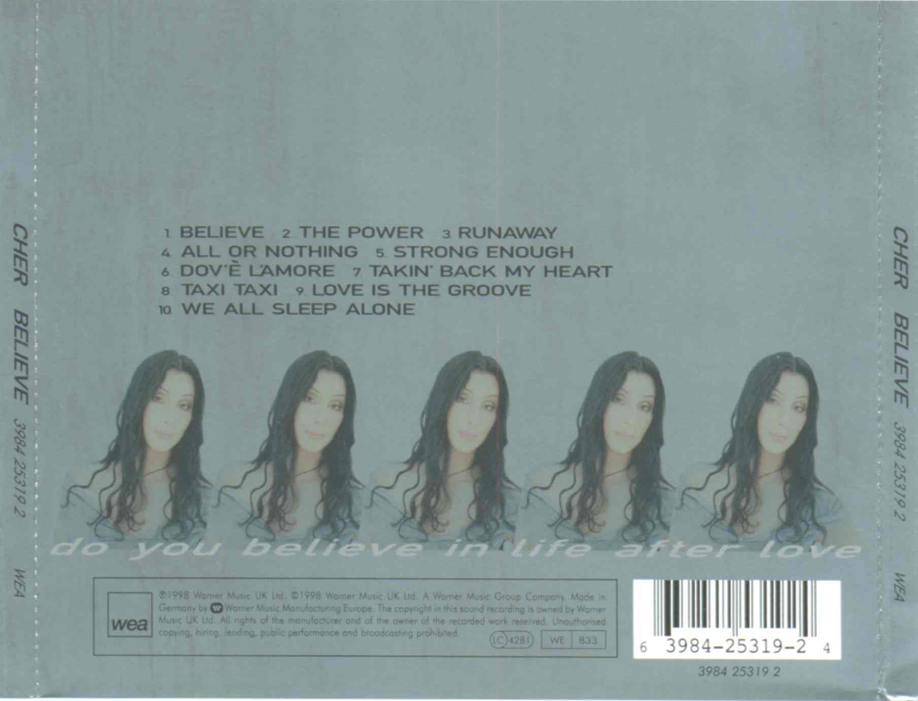 Cher Believe  Back  Audio